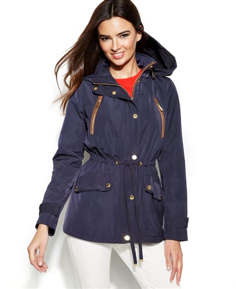 michael kors parka jacket women's|Michael Kors anorak jacket women.